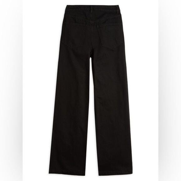 WeWoreWhat • Black wide leg jeans - Picture 4 of 7